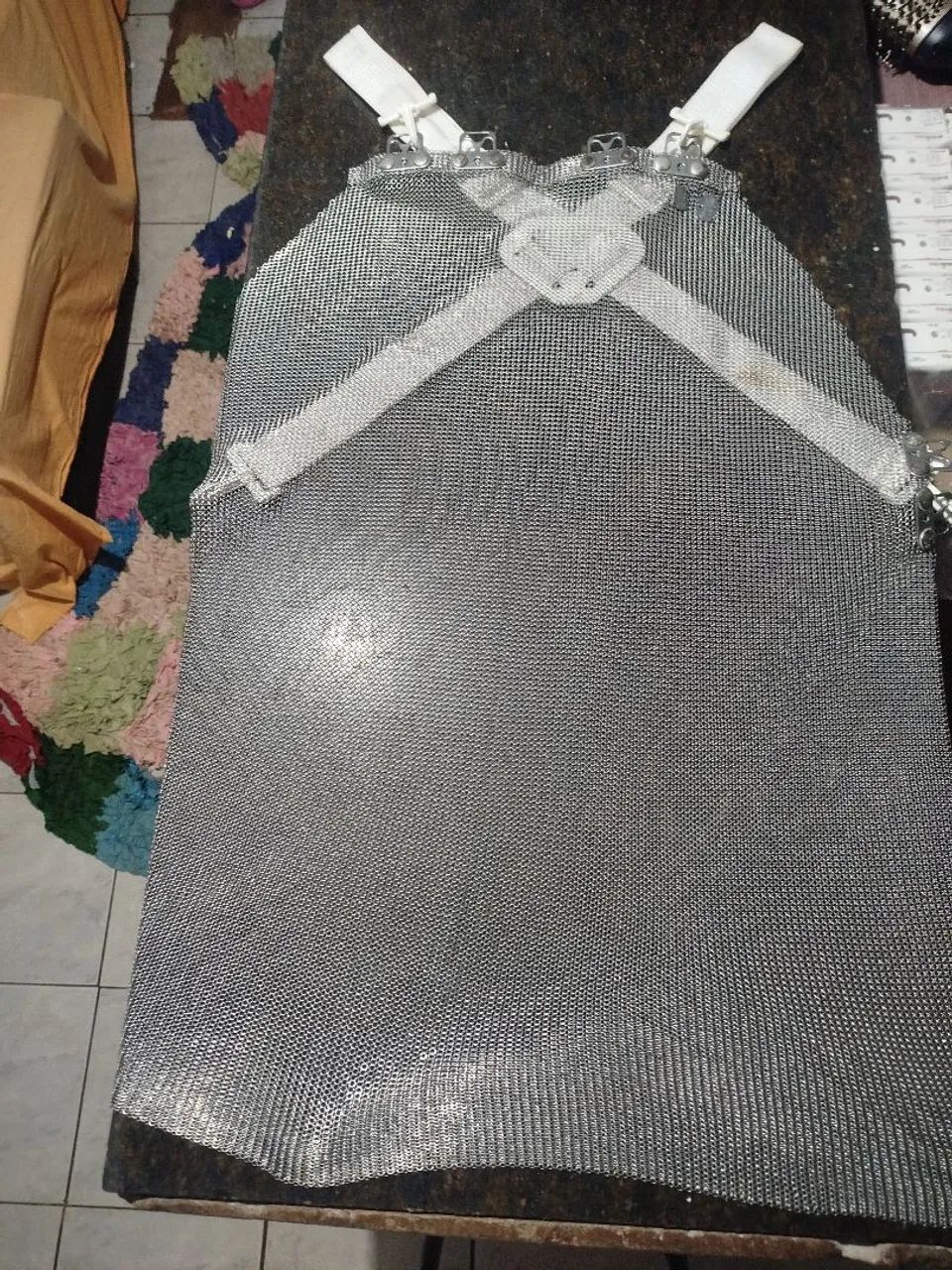 Avental de aço e luva de aço  - Foto 4