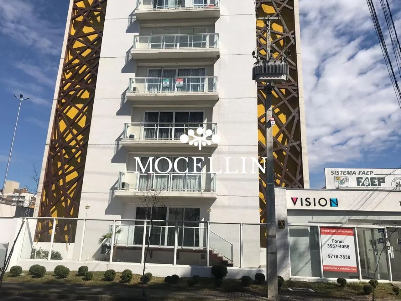Studios mobiliados para locação no Edifício Vision - Rebouças - Curitiba/PR | Mocellin Imó - Foto 2