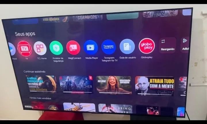 TV SMART TCL 55 POLEGADAS 4K semi nova  - Foto 2