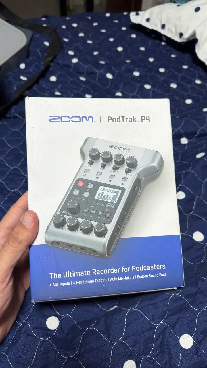 中古箱無し P4 PodTrak zoom Zoom Multitrack Podcast Gravador Next P4 P4next Podtrak 配信機器・PA機器・レコーディング機器