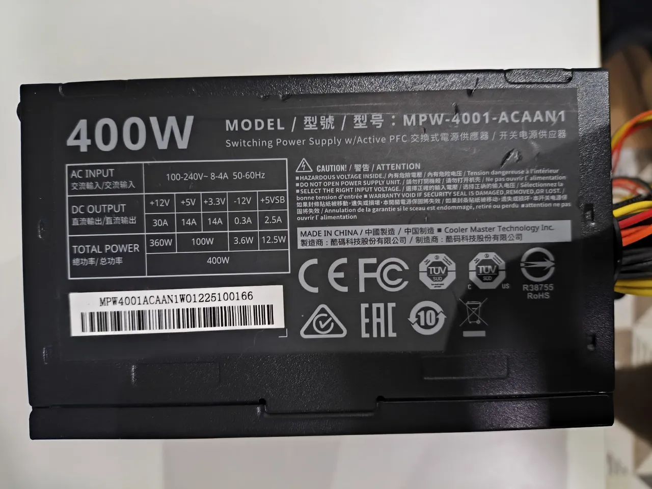 Fonte Cooler Master Elite V3 400W - Foto 2