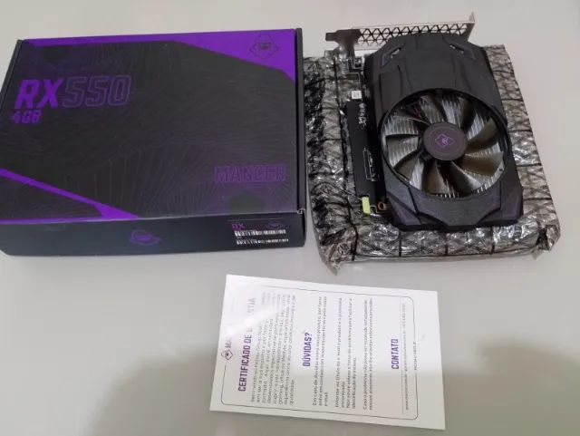 Placa de Video RX 550 4GB Nova ! - Foto 5