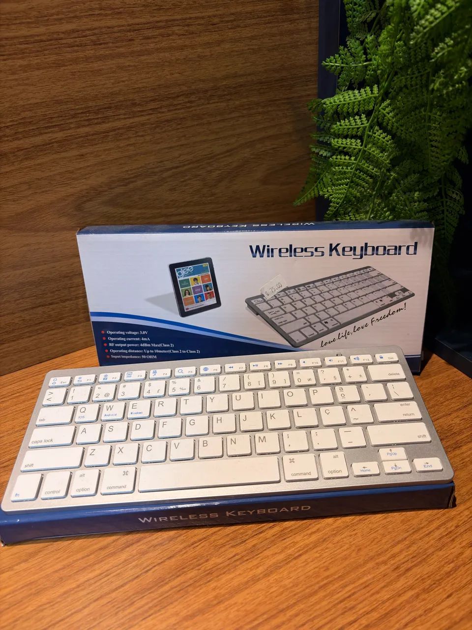 Teclado sem fio NOVO 