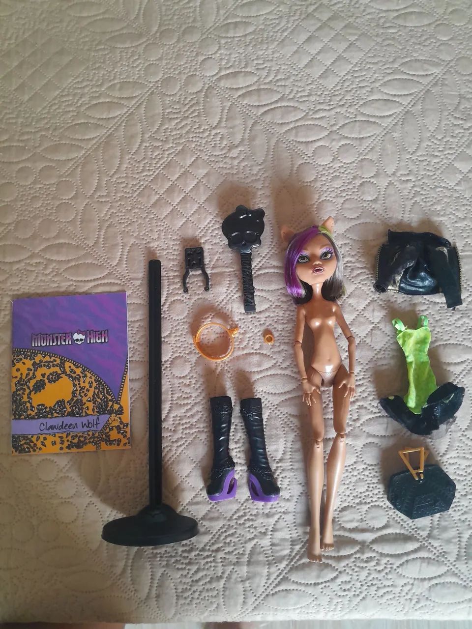 Boneca monster high clawdeen wolf new scaremester 