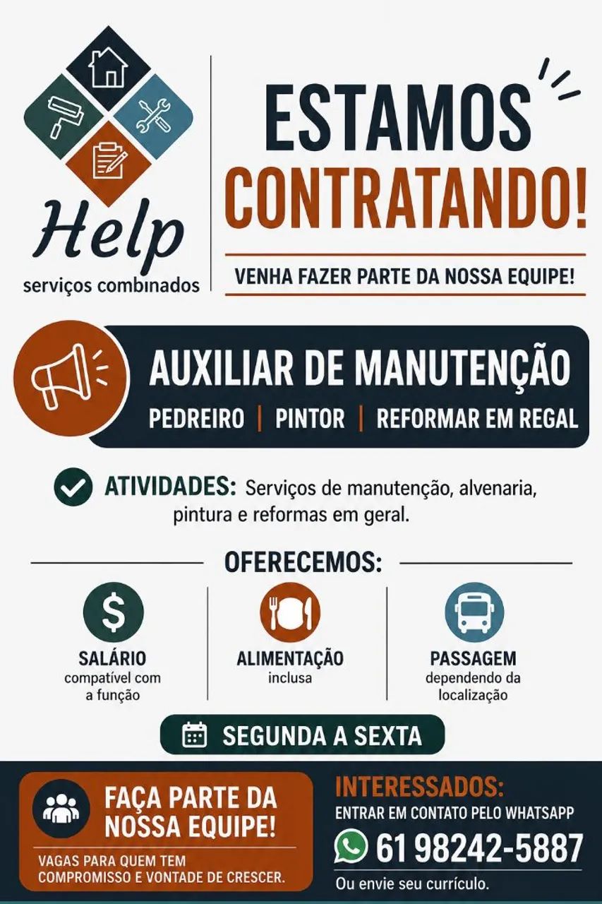 ESTAMOS CONTRATANDO!