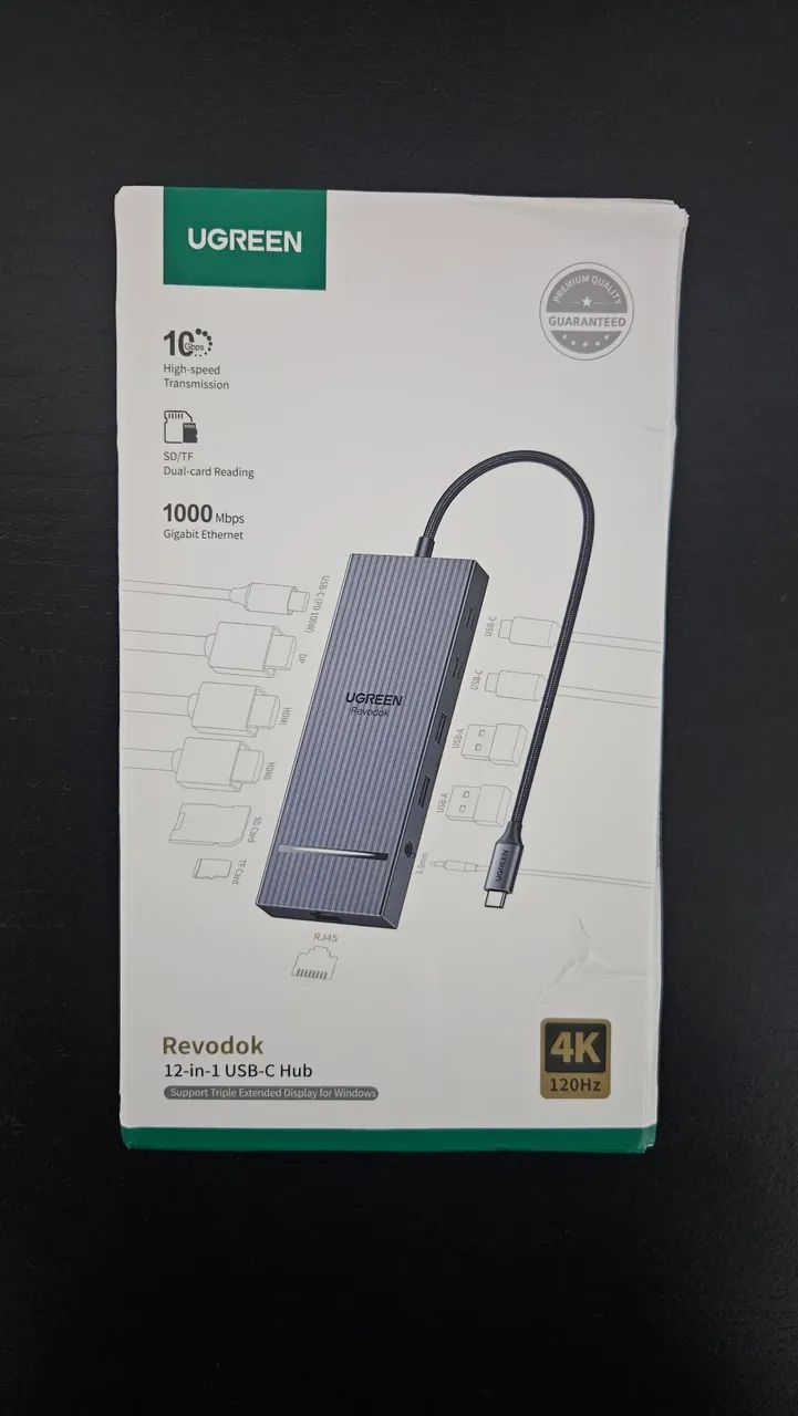 Hub Ugreen 12 em 1 - 4K 120hz