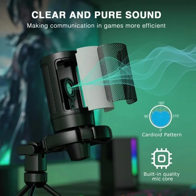 Microfone Fifine Ampligame A2 NOVO - Foto 4