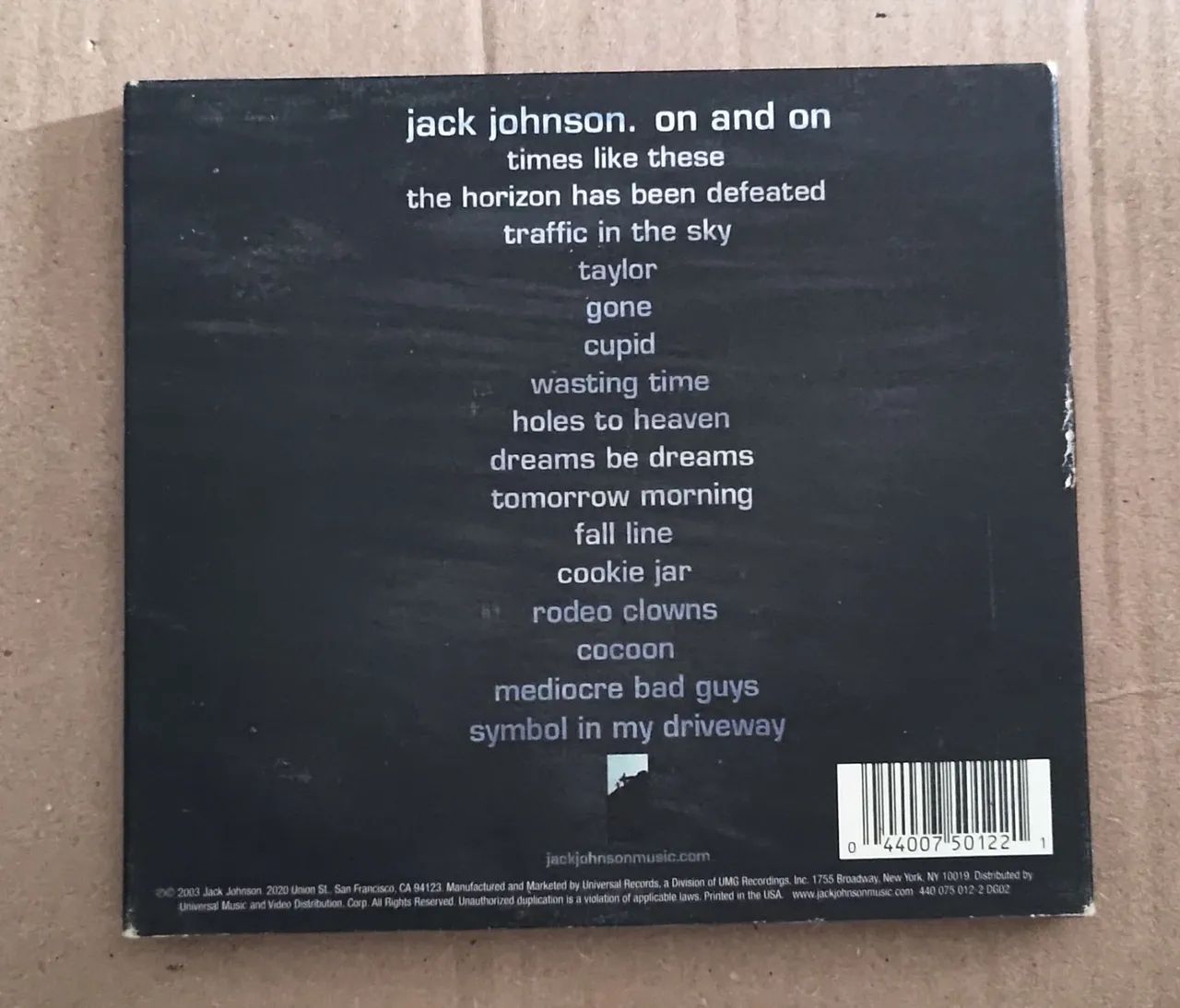 Cd Jack Johnson. On and On (importado/Japão. Sem obi/digipack) - Foto 2