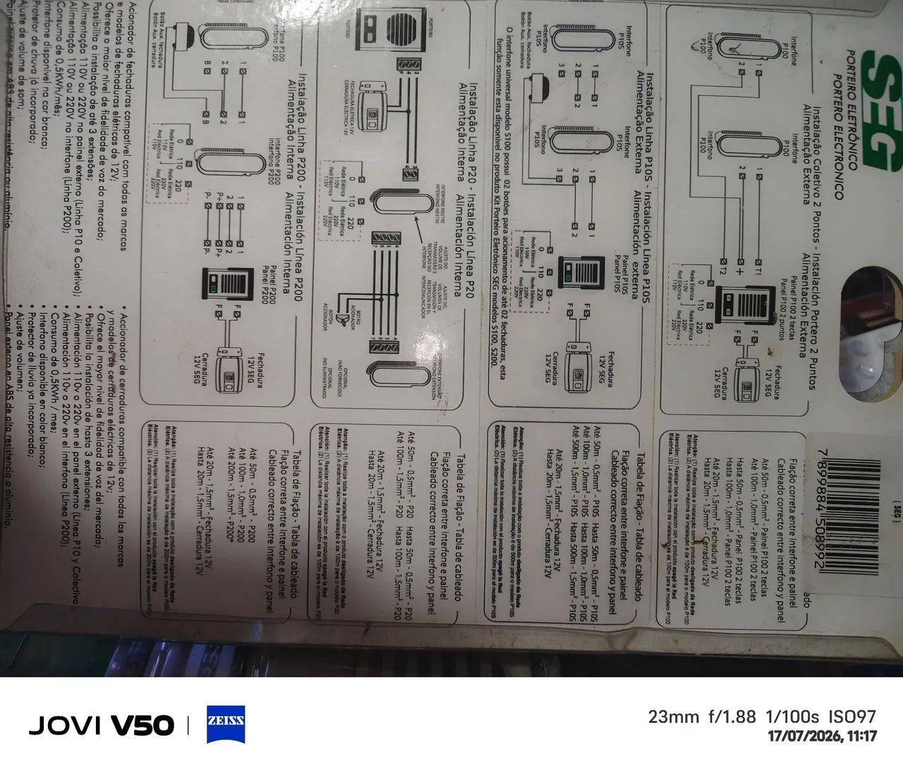 Interfone da seg porteiro eletrônico novo - Foto 2