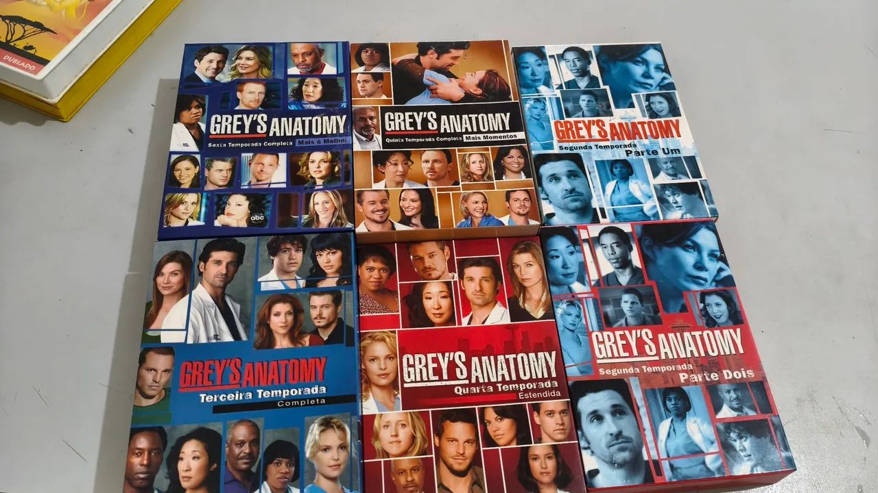 DVDs Grey's Anatomia(5 Box)