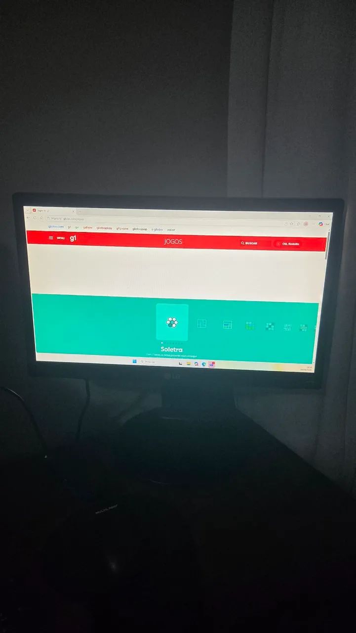 Monitor LCD LG 20 polegadas preto - Foto 5