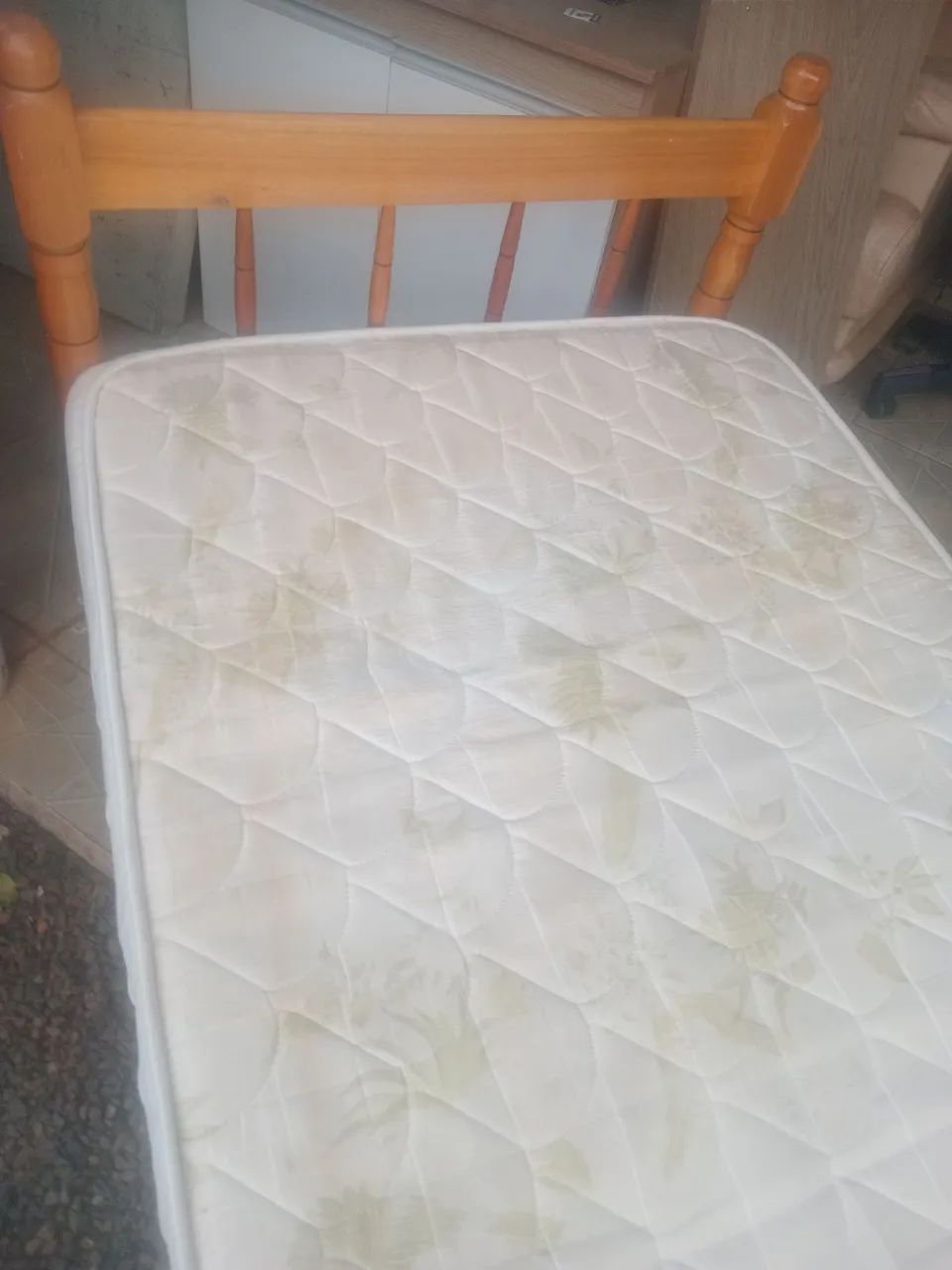Cama de solteiro com colchão (Entrego) - Foto 5