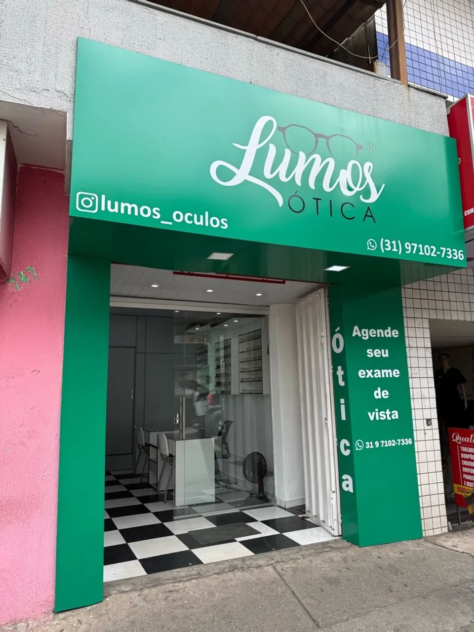 Ótica Completa e funcionando em Betim.