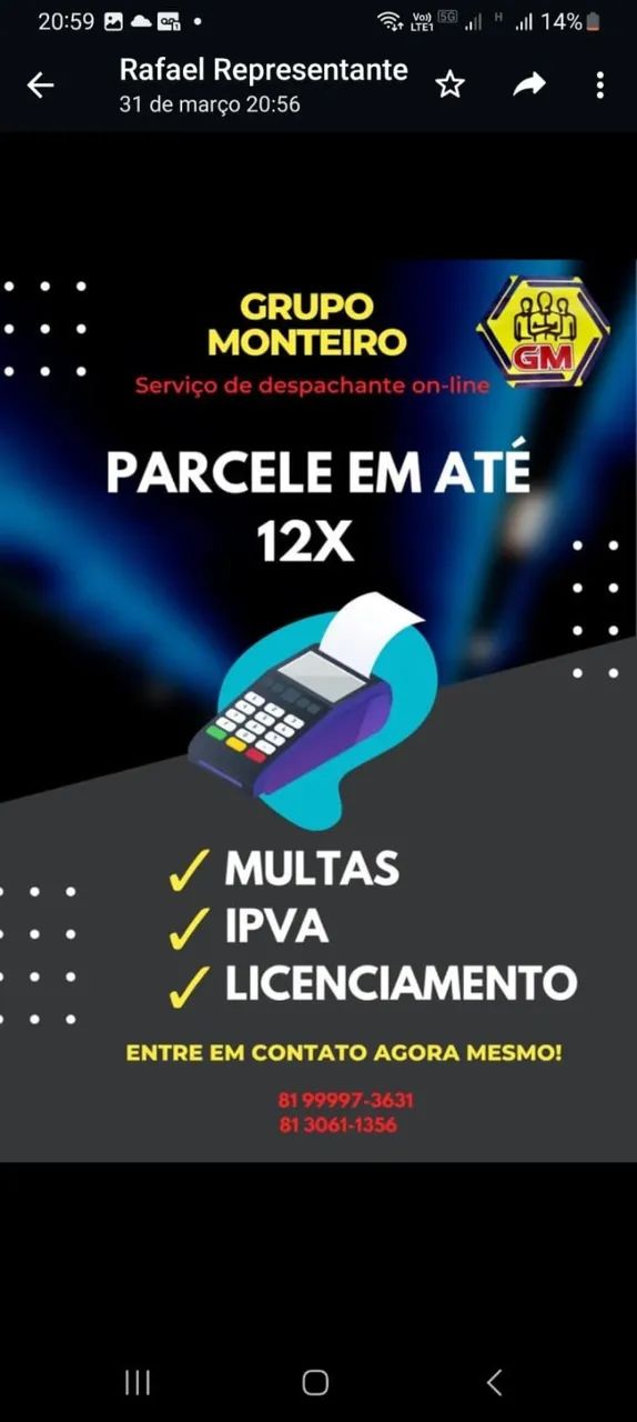 motorista particular disponível 