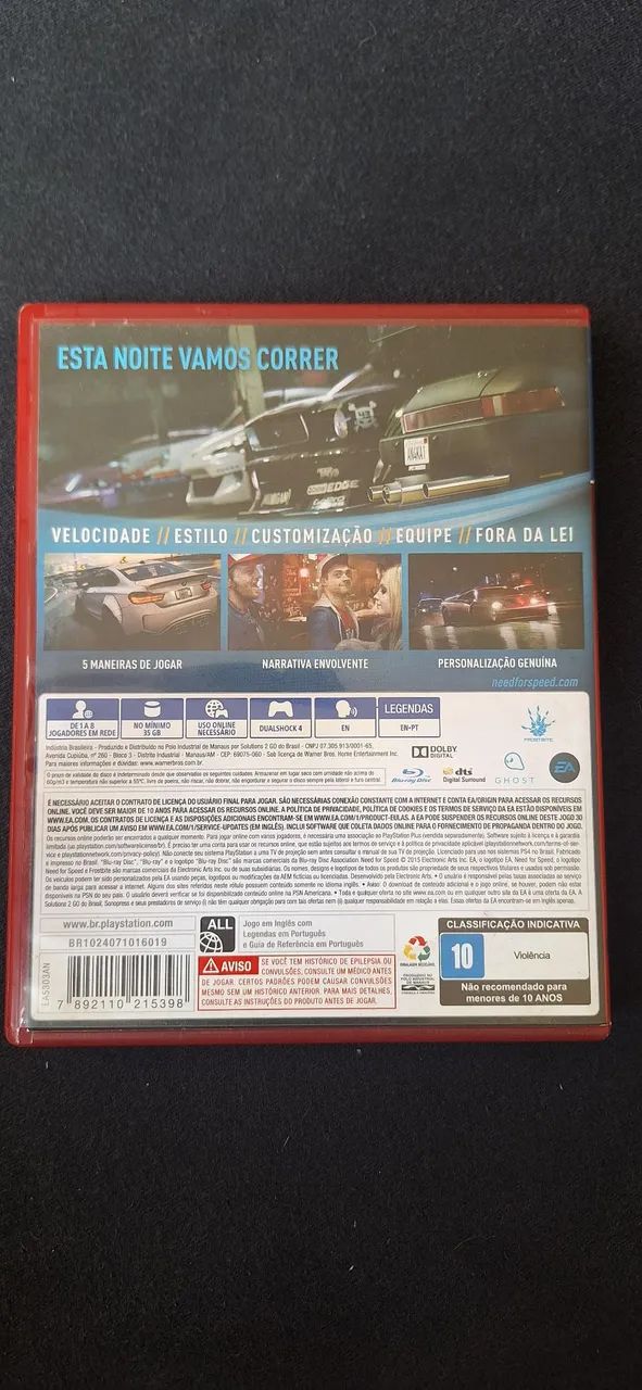PS4 Need For Speed Original - Foto 2