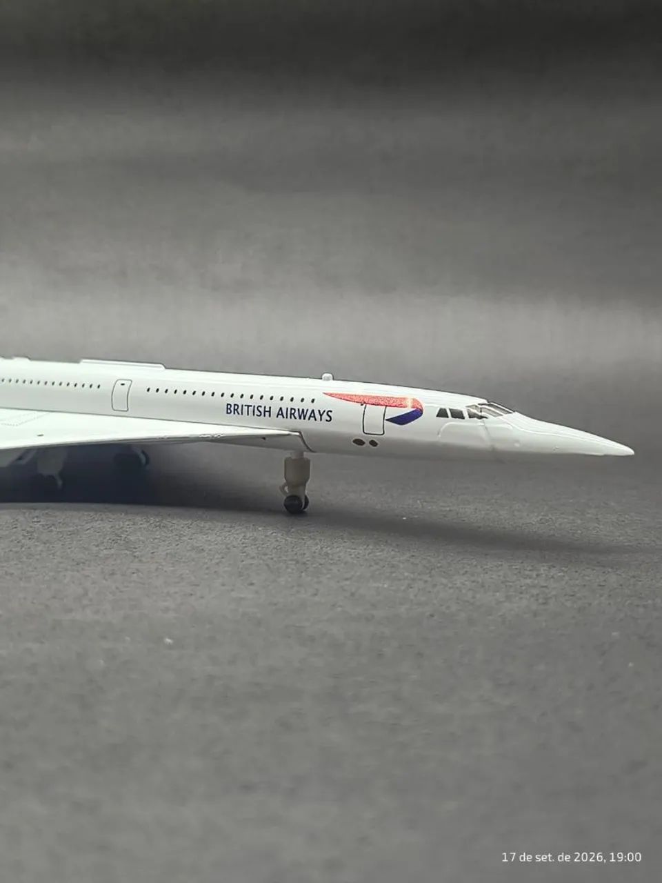 Concorde 16cm avião de ferro - Foto 4
