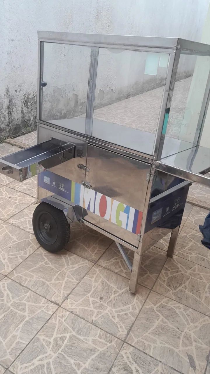 Carrinho de vendas inox 