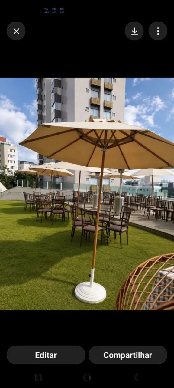 Aluguel de Ombrelones e tendas para eventos  - Foto 4