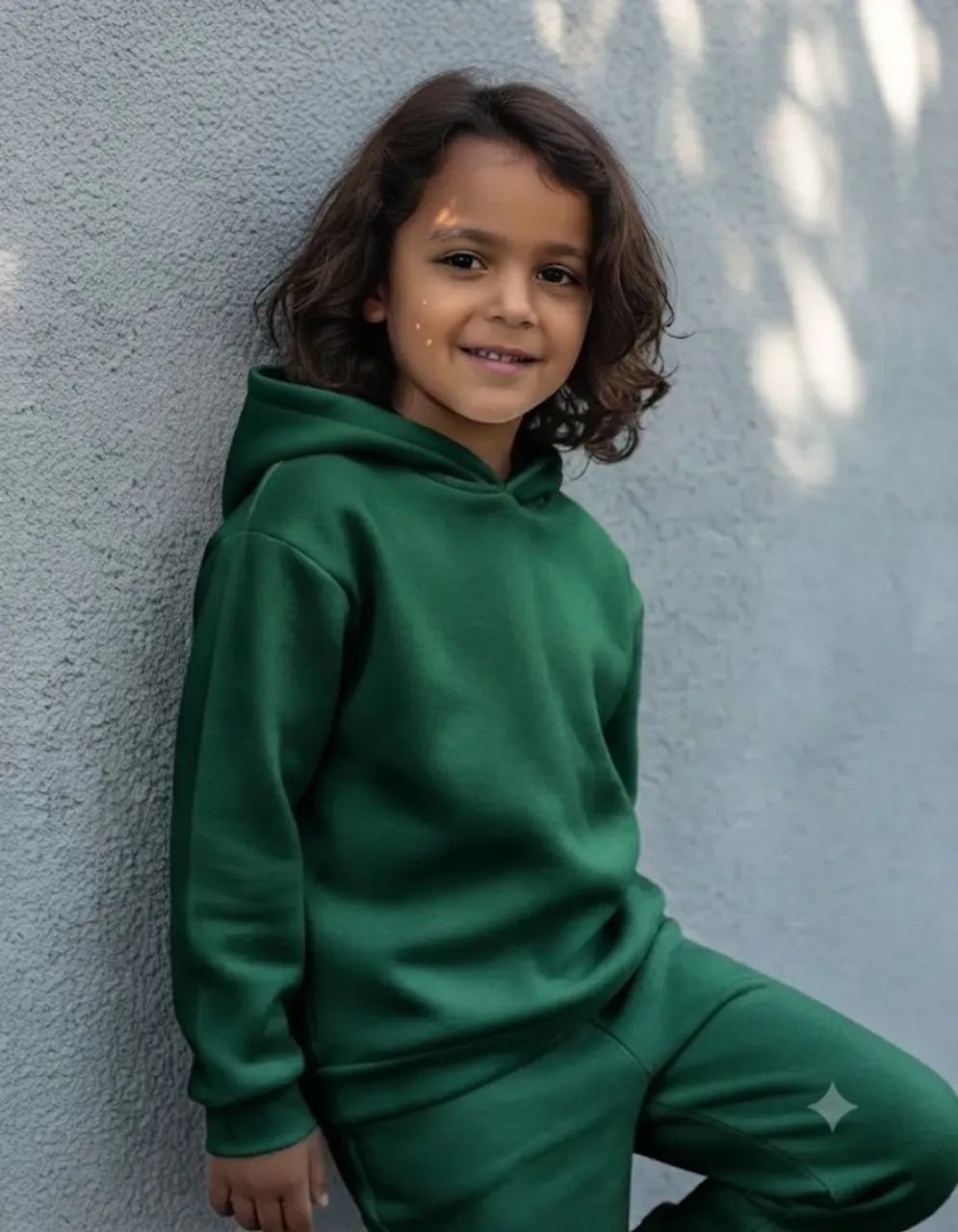 CONJUNTO INFANTIL 100% ALGODAO PELUCIADO VERDE LUCKSTAR - Foto 2