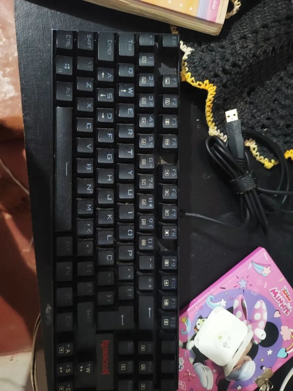Red-dragon 75% com switch azul 