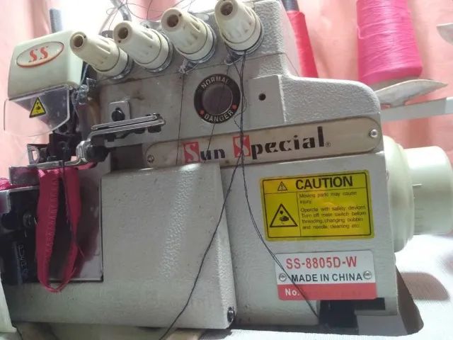 Maquina overlock e interlok industrial  nova - Foto 5