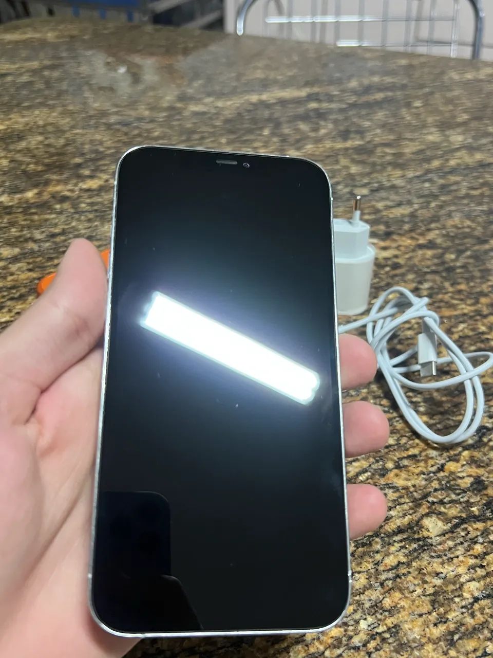 iPhone 12 Pro Max 128gb Branco impecável - Foto 5