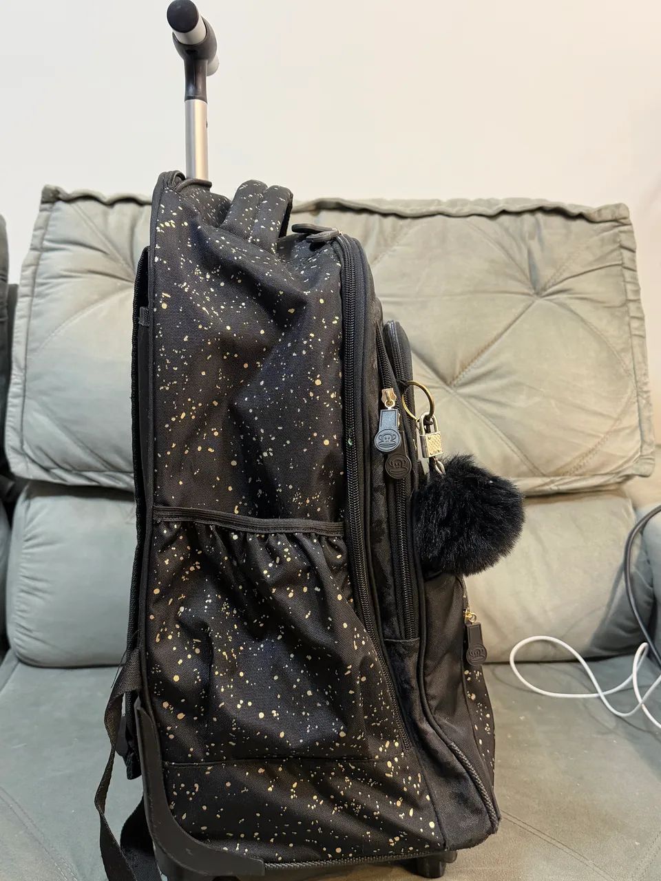 Mochila Paul Frank com 4 Rodas  - Foto 2