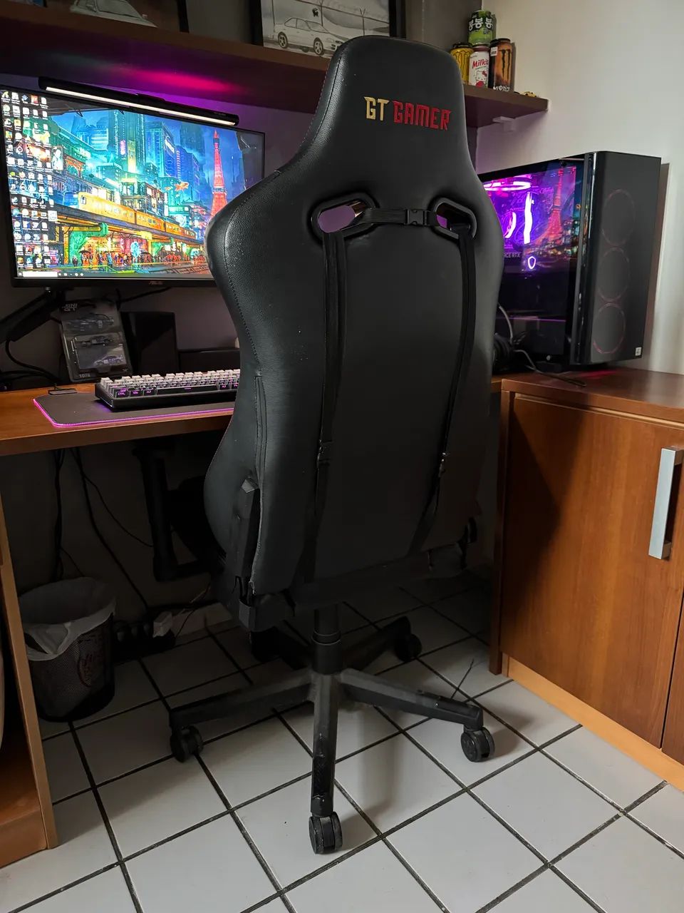 Cadeira GT Gamer Black - Foto 2