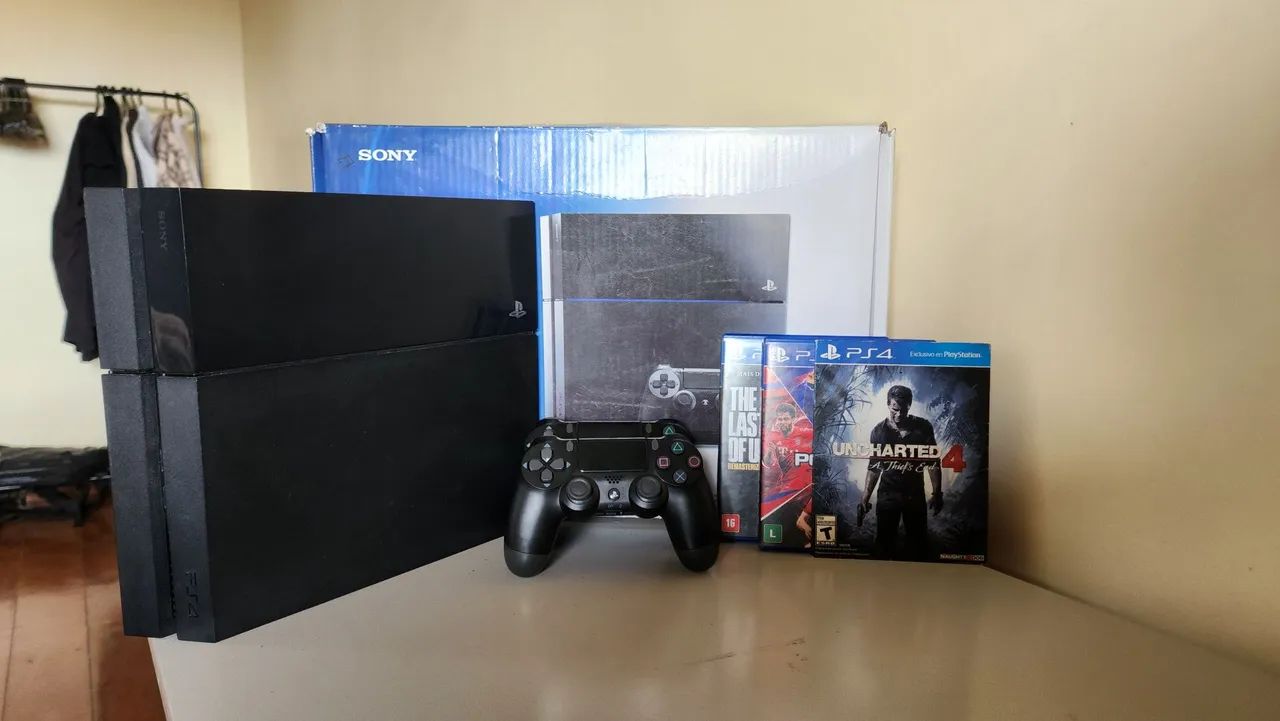 PS4 FAT completinho - Foto 4