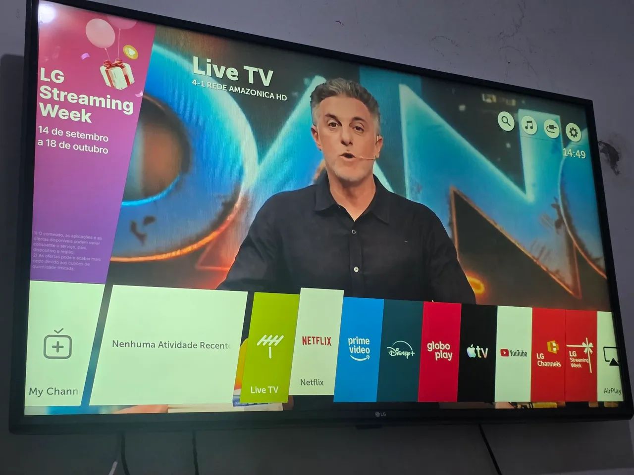 Televisão 49 polegadas smart lg