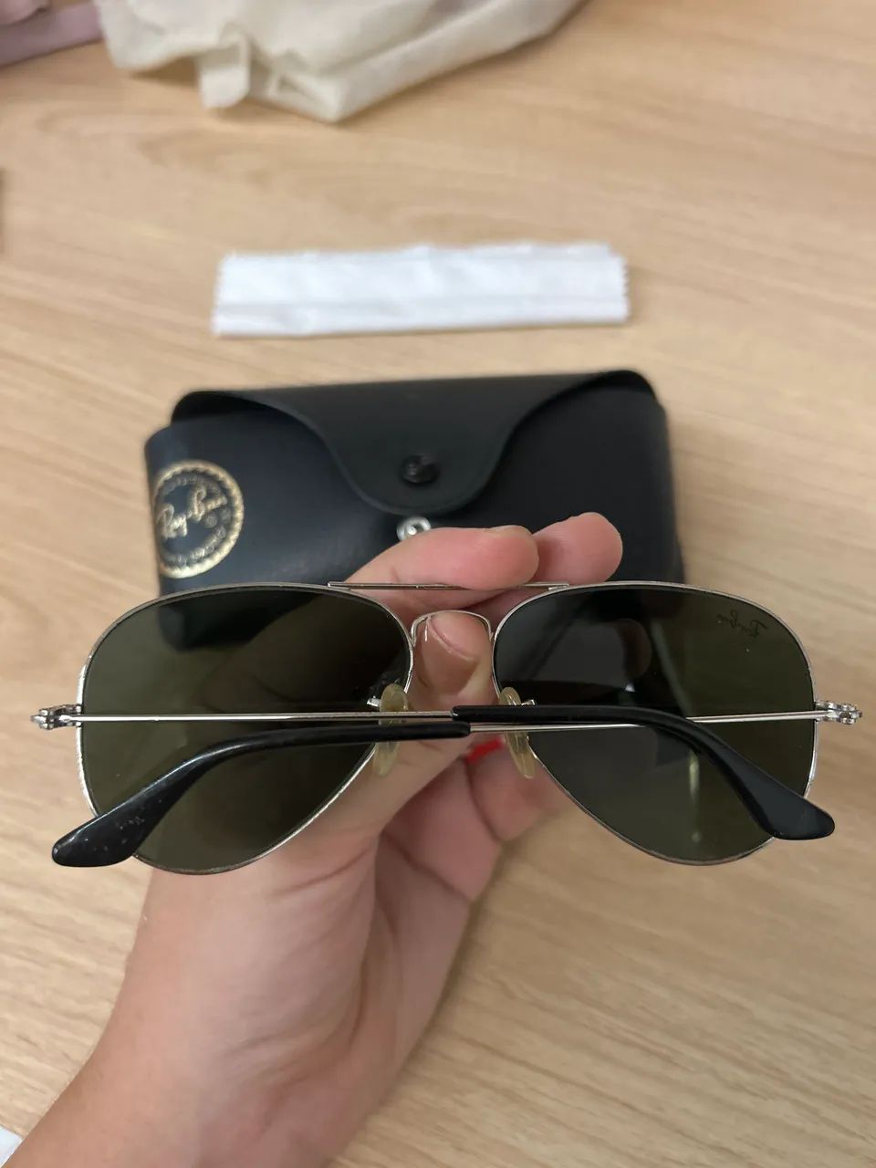 Óculos Ray ban aviador - Foto 4
