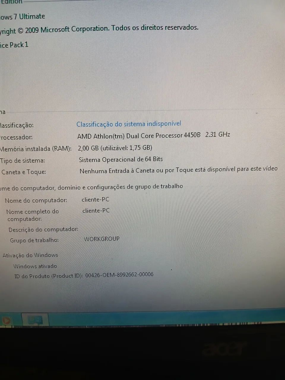 Kit AMD DDR2 funcionando perfeitamente  - Foto 2