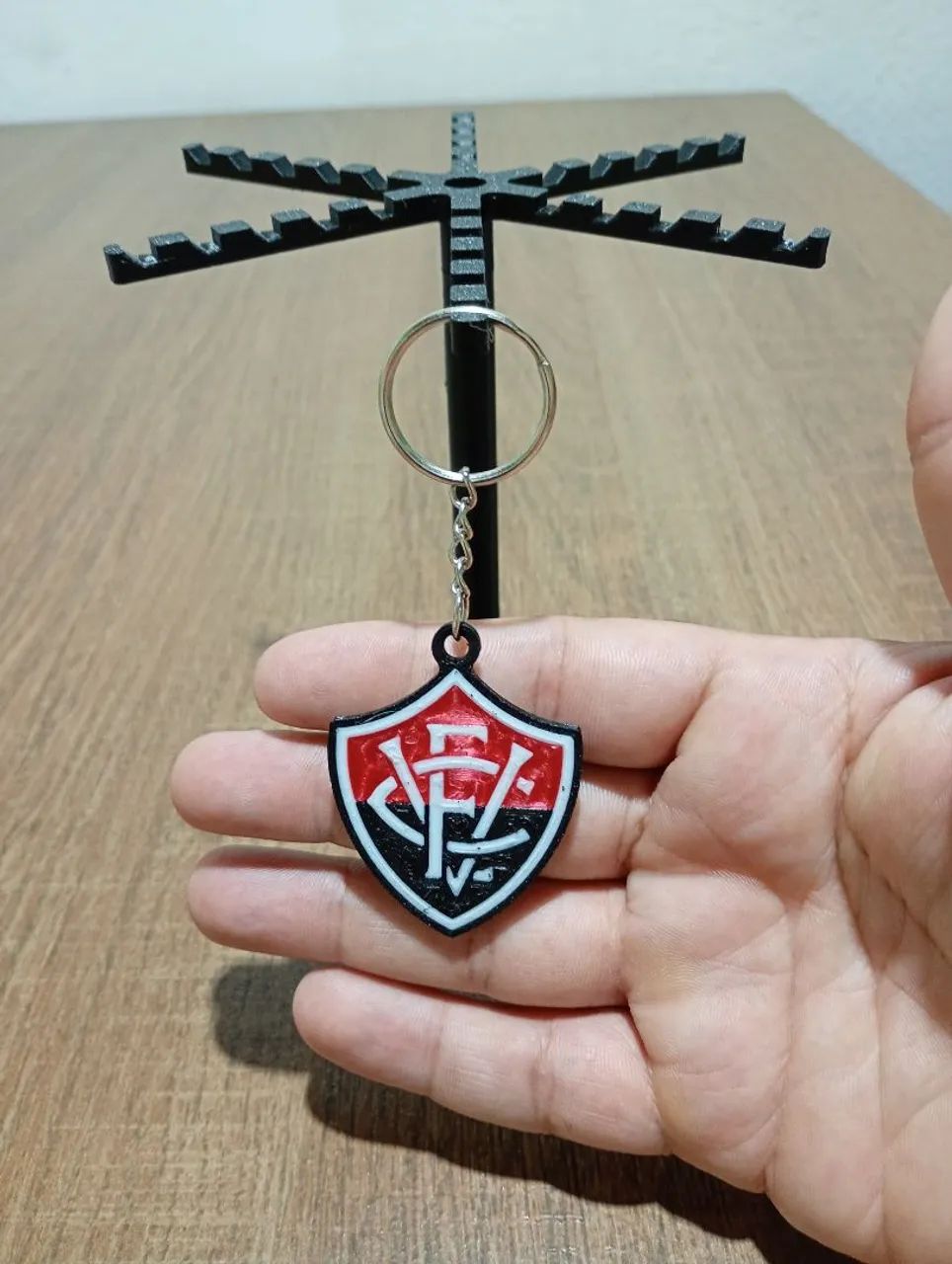 Kit 10 chaveiros do Vitória feitos em 3D atacado - Foto 2
