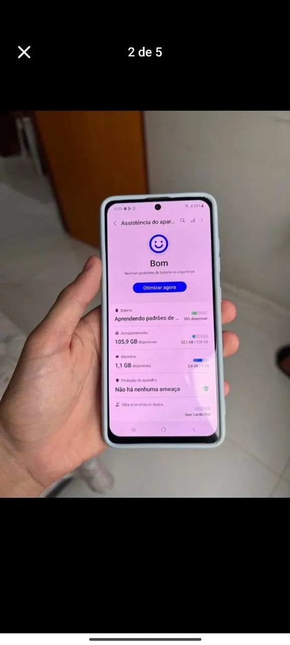 Samsung Galaxy A51 128GB - Perfeito Estado + capinha  - Foto 2