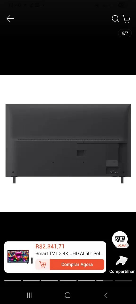 Smart Tv lg 50 polegadas - Foto 2