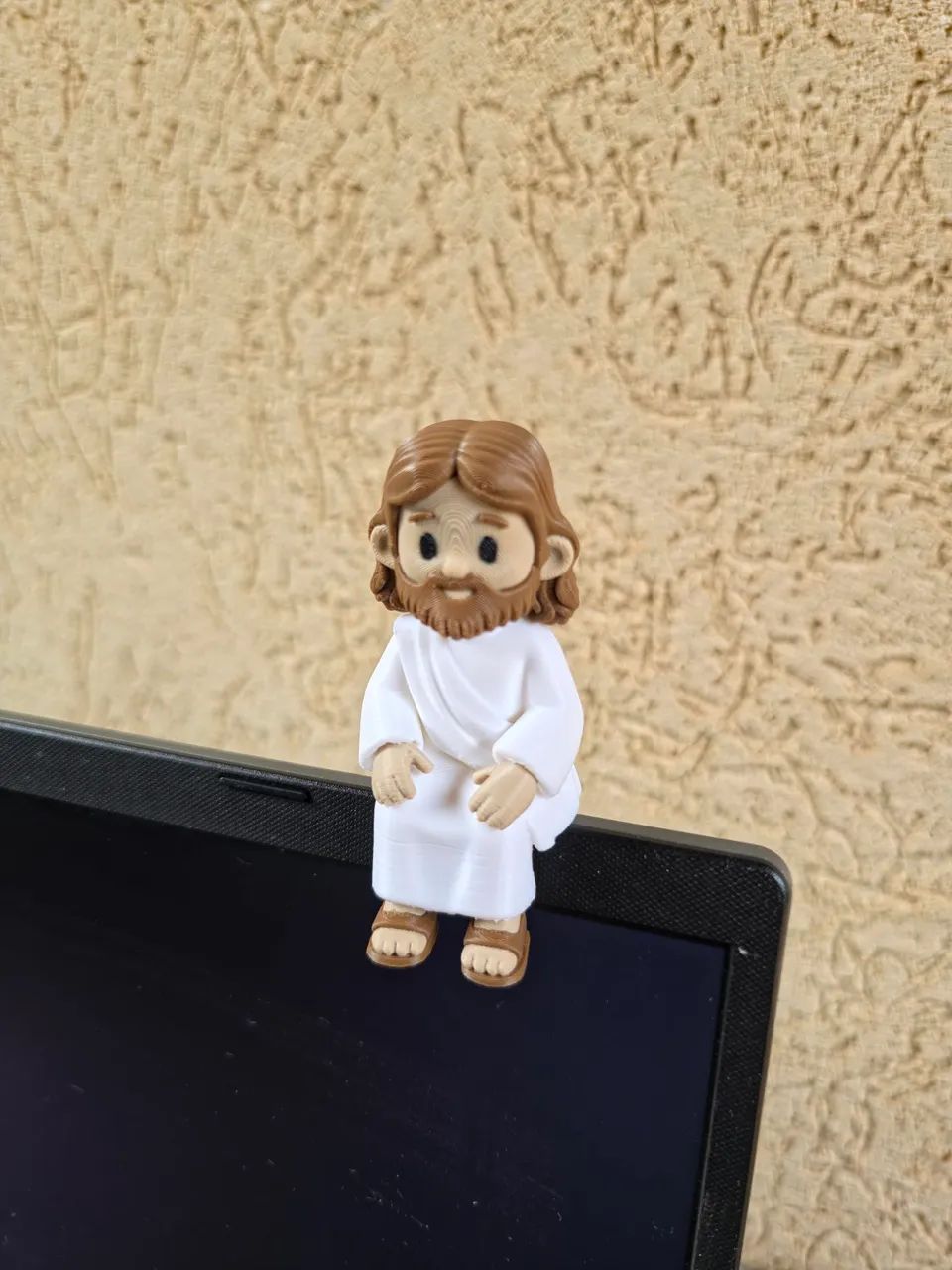 Decoração Mini Jesus Cristo 7cm Presente Religioso - Foto 3