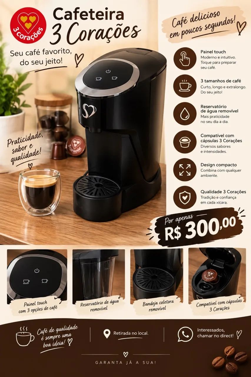 Cafeteria 3 Corações 