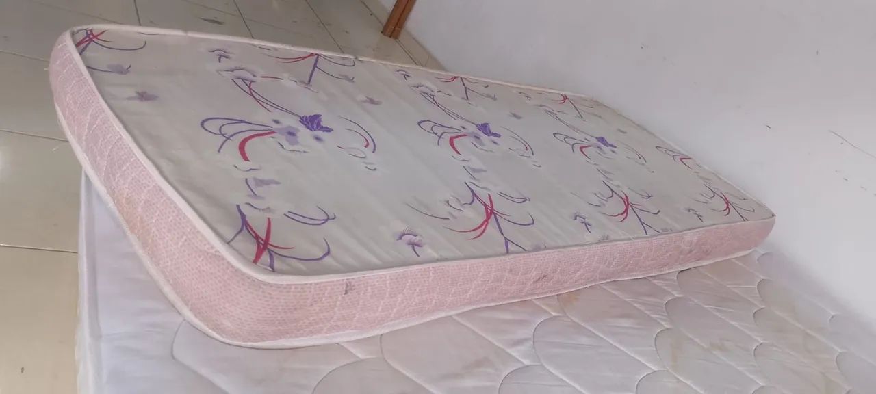 Colchão Solteiro Espuma Usado Higienizado (ENTREGA GRÁTIS) - Foto 5