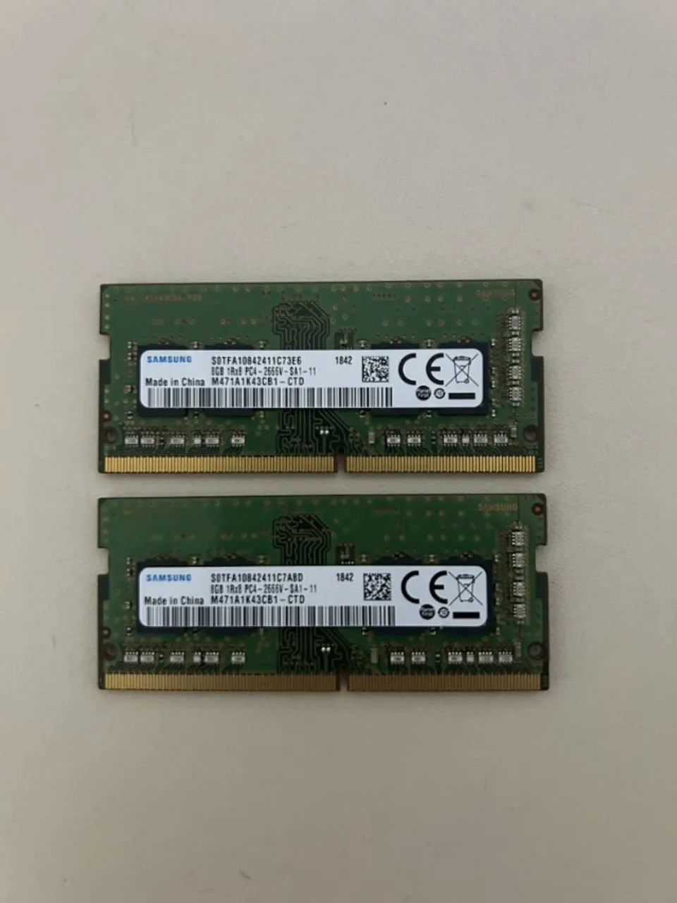 kit 2x Memória Notebook 8GB 2666 DDR4 SO-DIMM