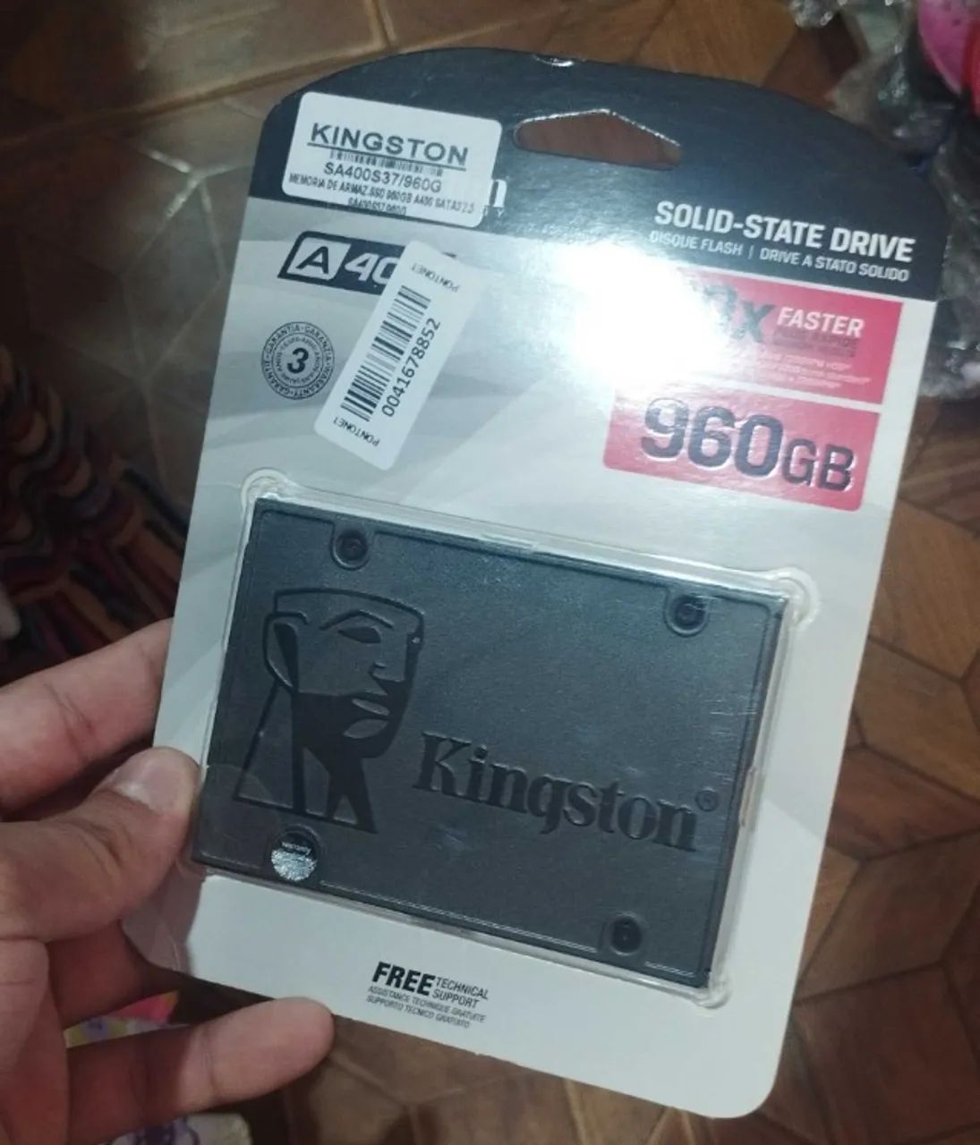 Kingston A400 960GB SATA III Lacrado - Foto 2