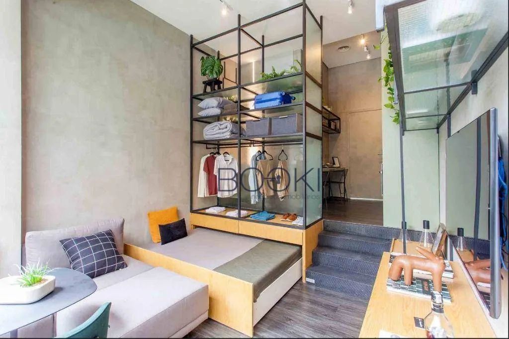 Studio na Oscar freire de 26,45 m2 com pé direito 3,70m