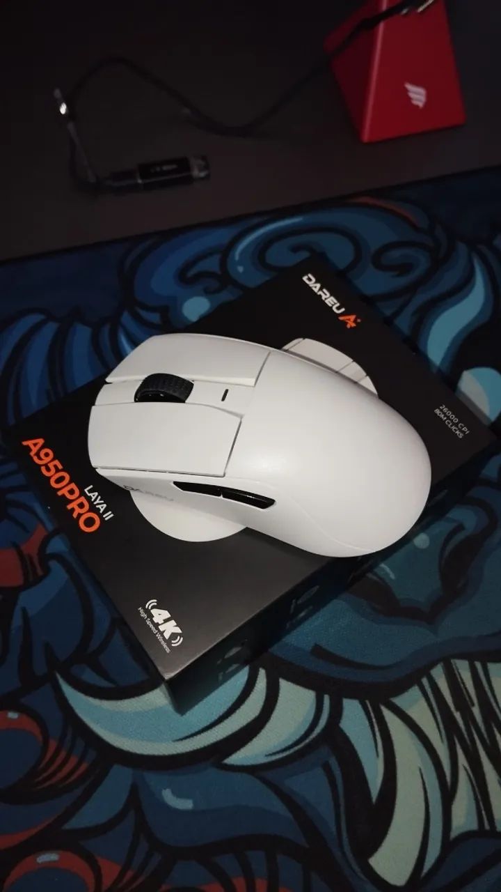  Mouse Dareu A950 PRO 4K Branco