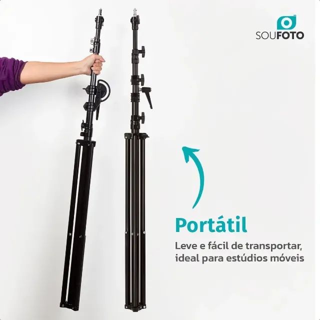 Tripé Girafa Profissional Grande - Foto 5