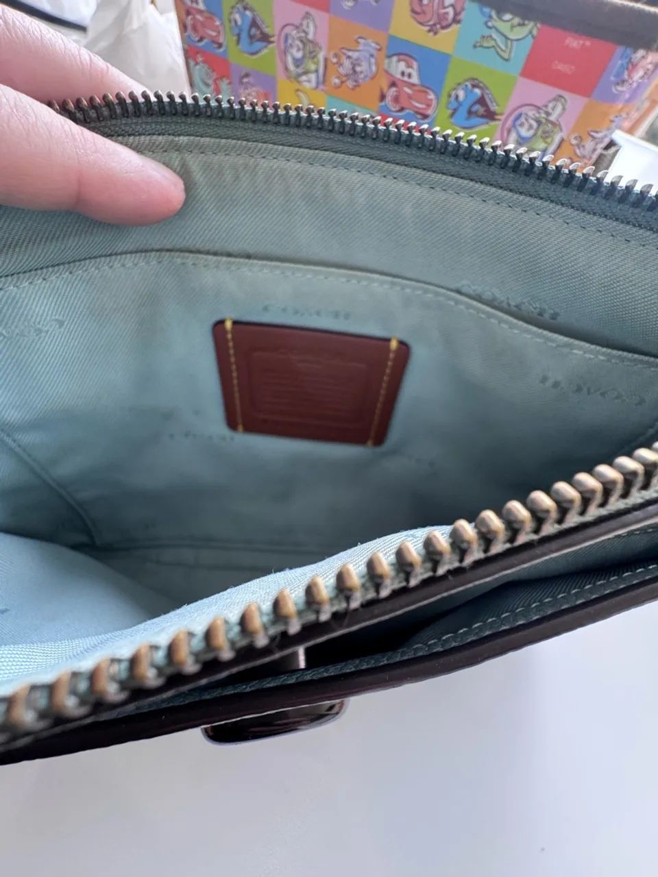 Bolsa azul COACH  - Foto 3