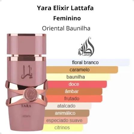 Perfume Yara Elixir 100ml Lacrado  - Foto 4