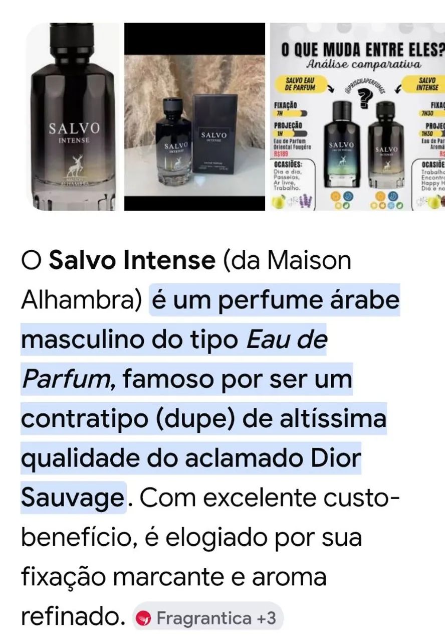 Perfume salvo Maison Alhambra 100ml - Foto 5