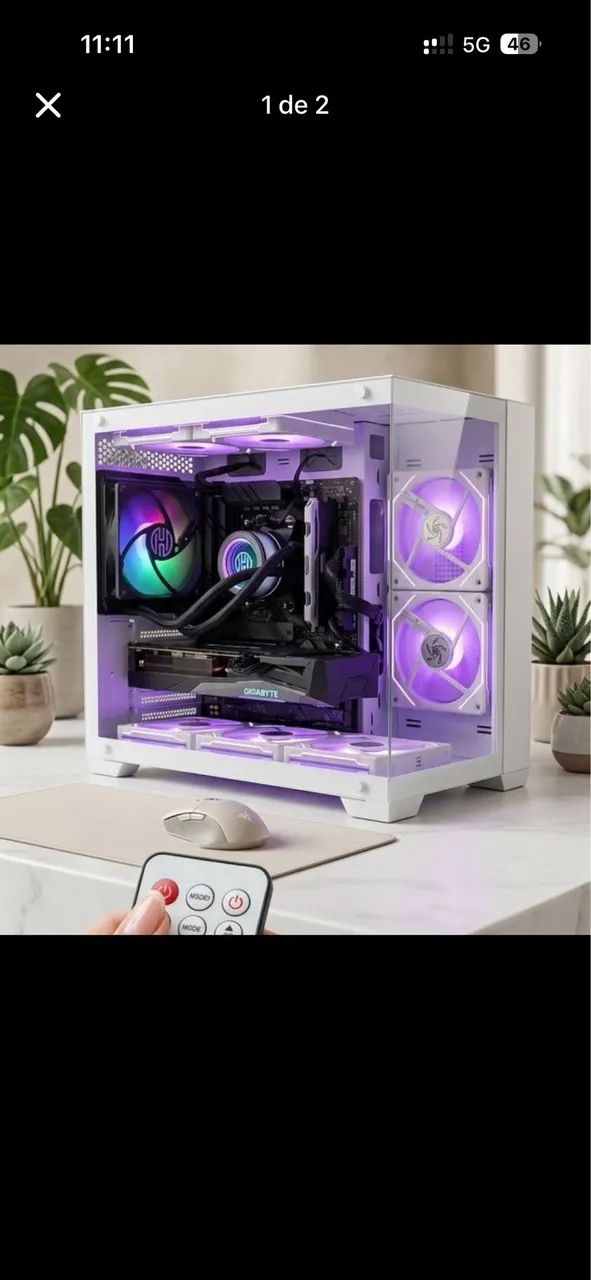 PC Gamer Ryzen 5500X3D + RX 7600 | ACEITO TROCA EM NOTEBOOK