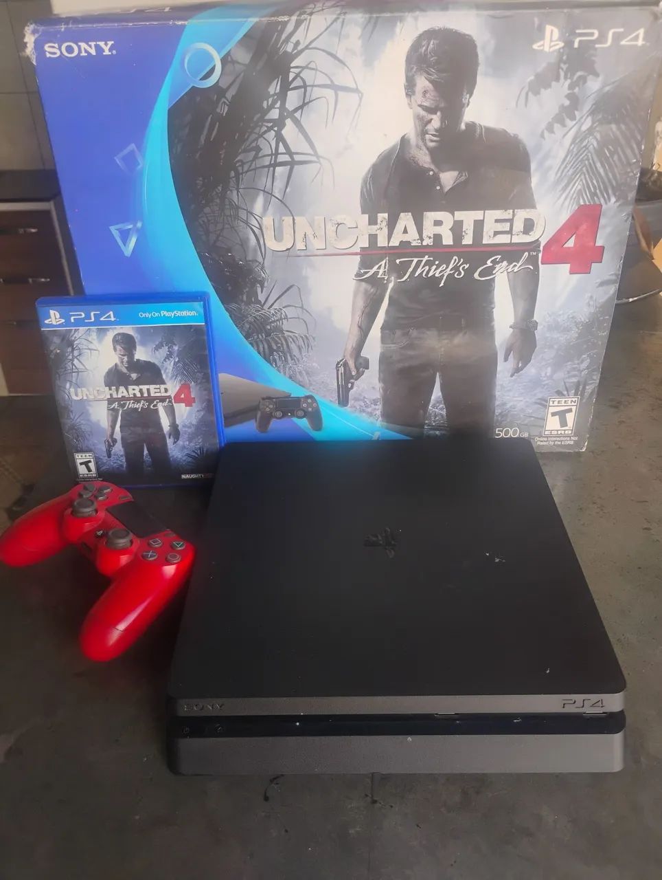 PS4 Slim 500GB - Consoles de Vídeo Game - Vila Barcelona, Sorocaba