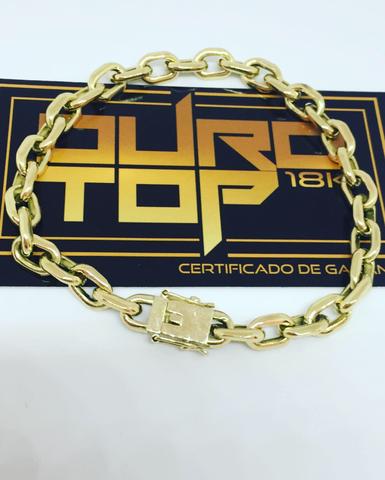 Pulseira de ouro 18k 750