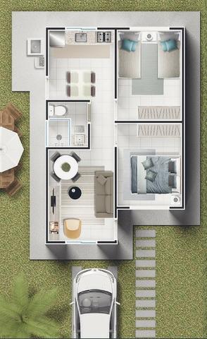 Casas subsidio até 32.500 - aceita financiamento - Foto 2